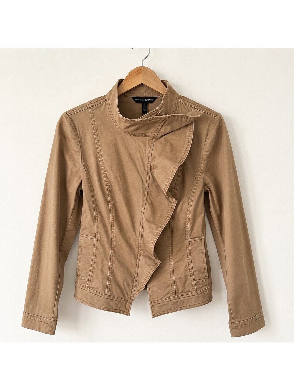 White House Black Market Ruffle Jacket